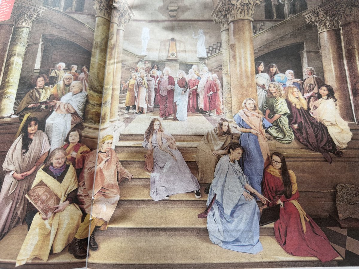 Fabulous project - Raphael’s The School of Athens - all-women restaging Well done to all involved ⁦⁦@LindaDoyle⁩ ⁦@tcddublin⁩ @MariaMcN_palaeo⁩ of ⁦@UCC⁩ ⁦⁦@MaryRobinson01⁩ ⁦@rte⁩ ⁦@IrishTimes⁩