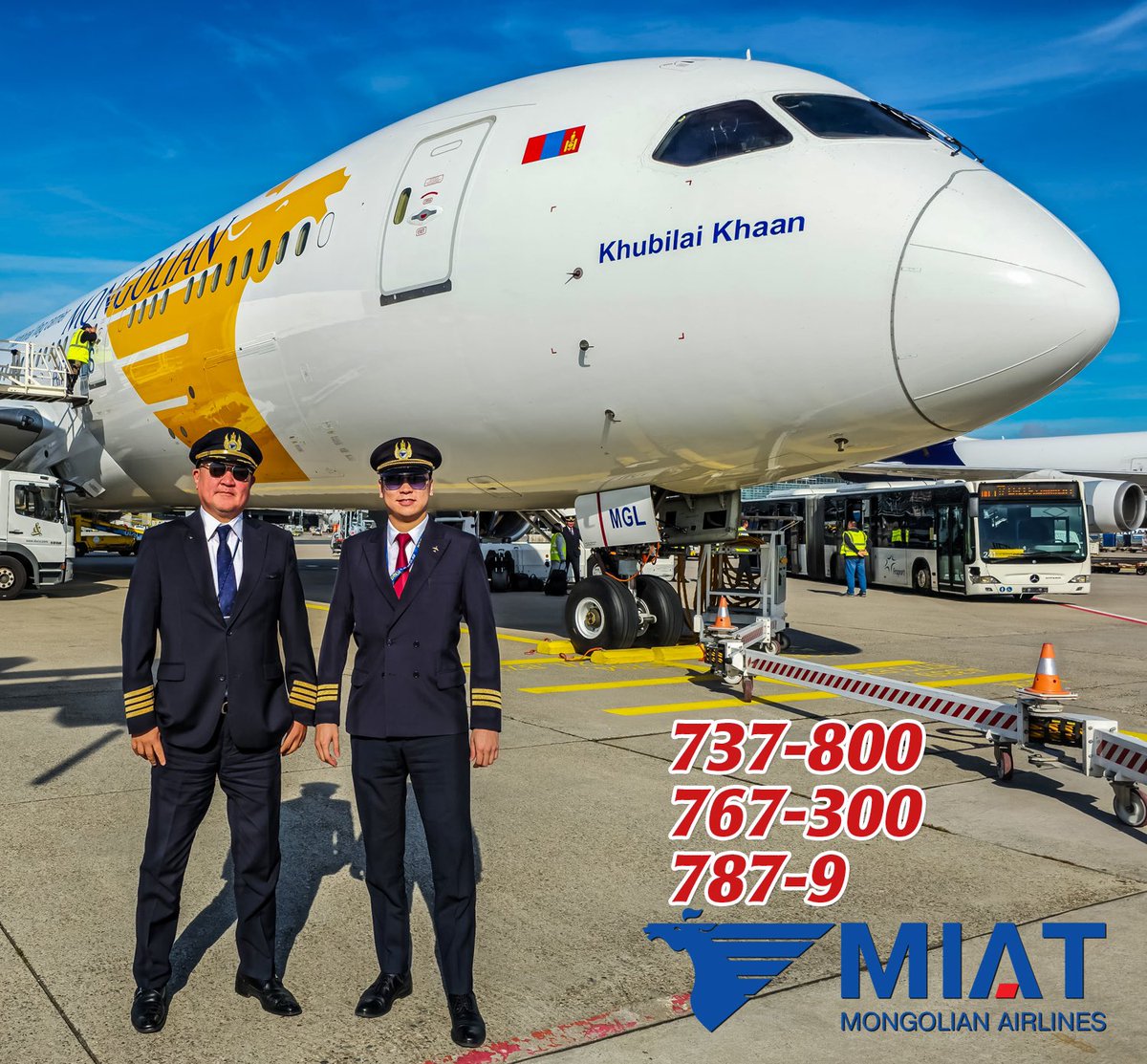 🇲🇳MIAT 787-9, 767-300ER & 767 🎥 youtu.be/U1mvTYnVeXY 👈 🌍We welcome Mongolian Airlines, 343rd airline to join our award winning cockpit series👨🏻‍✈️ #pilot #pilotlife #aviation #airlines #avgeek #Boeing @MongolianAir @Boeing @BoeingAirplanes