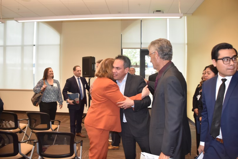 I joined @RepPeteAguilar for a fireside chat with @HHSGov Secretary Xavier Becerra. Discussions including the ACA, medication prices, & mental health. During this Admin, over 21.3 million have enrolled in the ACA. Thank you both for your dedication to the health of our community