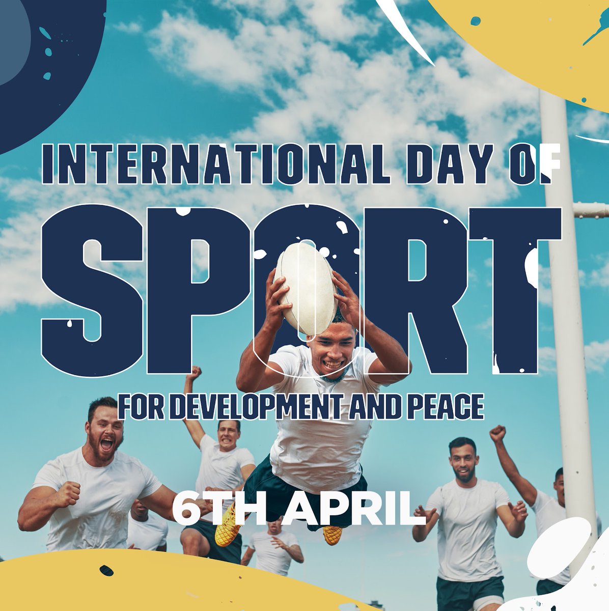 Today, we honor the International Day of Sport for Development and Peace! 🏉 Let's embrace sport's power to foster development, promote peace, and drive positive change. Rugby unites us, breaks barriers, and promotes inclusivity. Happy #IDSDP! 🏅 #BinghamCup2024 #SportForPeace