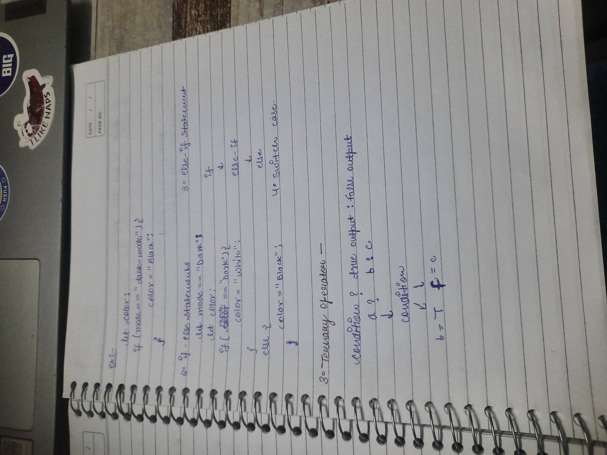 anushree_0805's tweet image. In #day6ofcode I have learned about comments, operators and conditional statements in js.
#30daysofcode