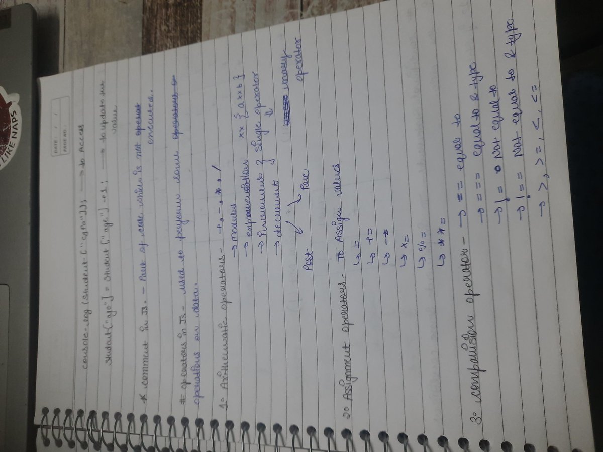 anushree_0805's tweet image. In #day6ofcode I have learned about comments, operators and conditional statements in js.
#30daysofcode