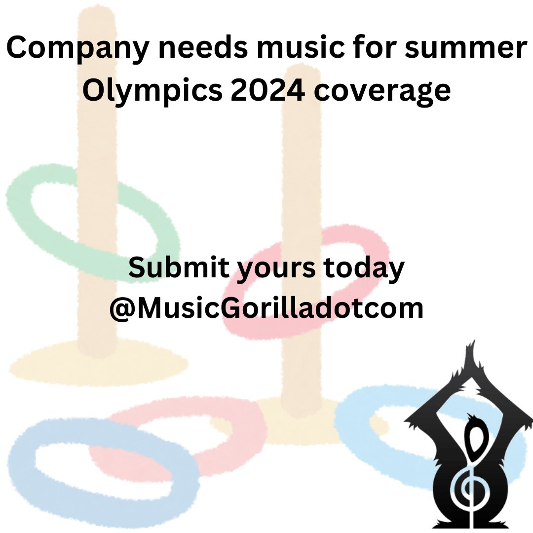 Company seeking motivational, inspiring songs and thoughtful, emotional songs for use during the 2024 summer Olympics #IndieMusic #MusicforTV #Submitnow bit.ly/407py00