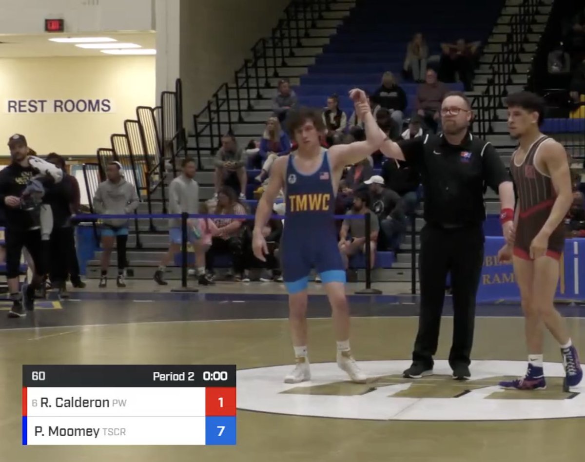 At the Last Chance Qualifier, @Phoomey advances to the finals at 60 kg! He has 3 wins, by a combined 24-1 score. He'll face Paxton Creese in the finals.