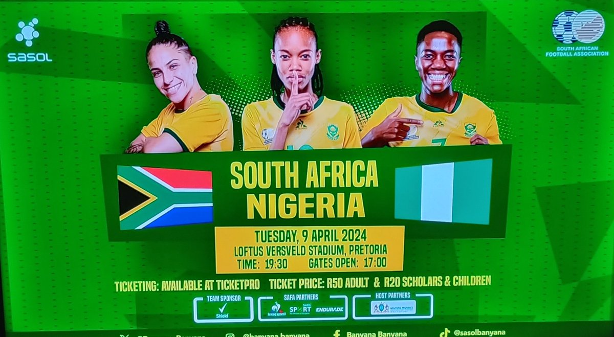 Ahead of Tuesday's game, take a look at how seriously the South Africans are approaching this qualifier. This DSTV advert highlights their dedication.
#Paris2024 
#Olympicsqualifier