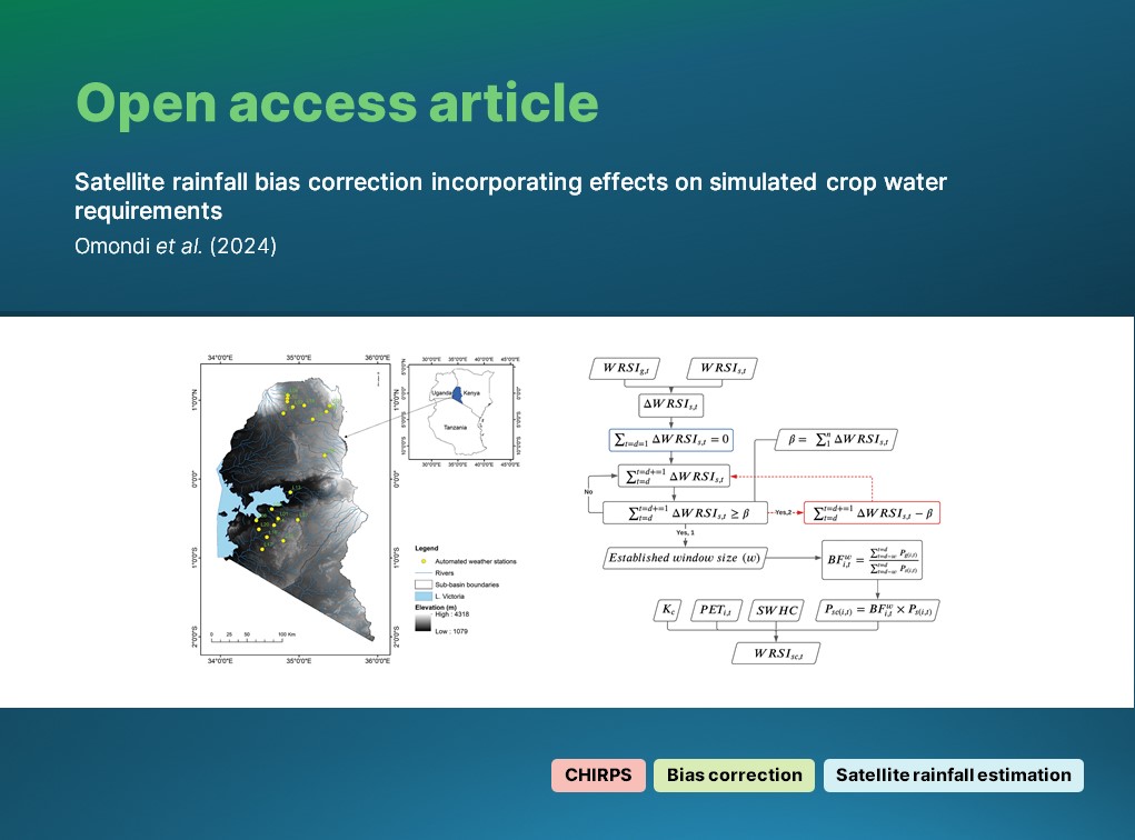 🔓 OPEN ACCESS article: Omondi (@FacultyITC) et al. present an error correction method for satellite 🛰️ #rainfall estimates (#SRE) based on the determination of effective window sizes for SRE bias correction. 🔗 doi.org/10.1080/014311… #IJRS #RemoteSensing #CHIRPS