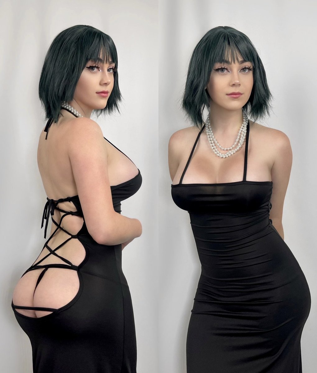 Would you take me as a date to a Black Tie event? 🖤 Cosplay : Fubuki Anime : One Punch Man
