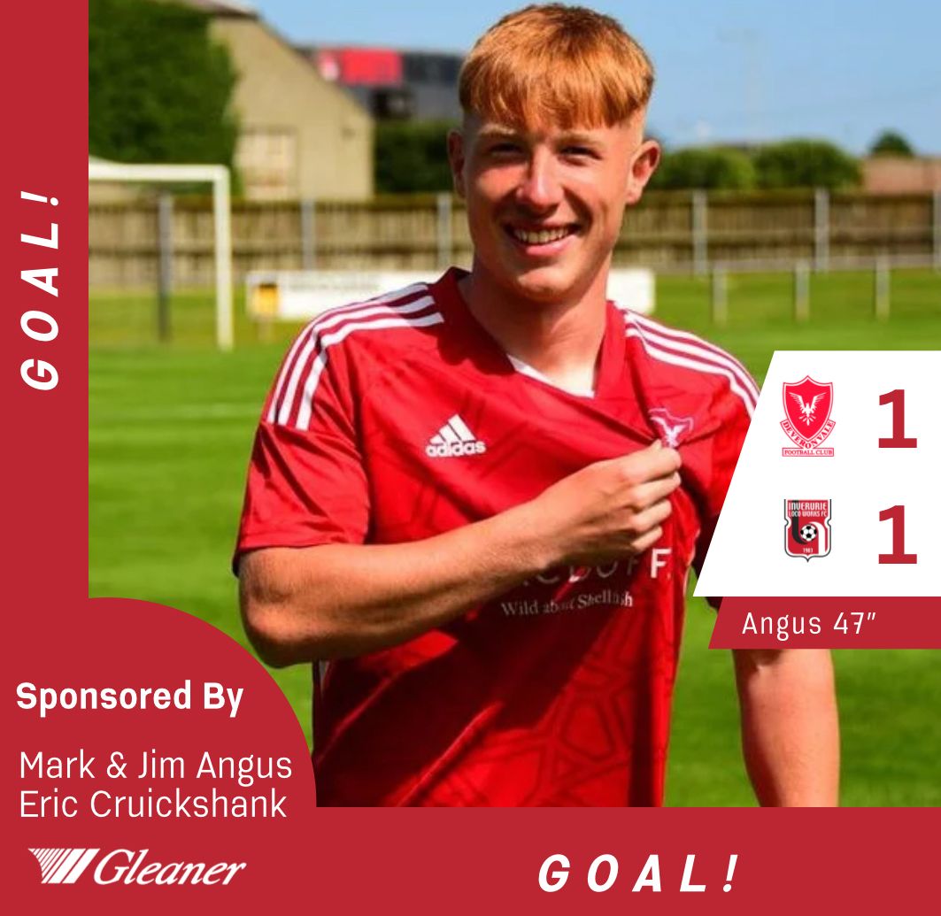 Goallllll for Vale! Cameron Angus 47” 
Deveronvale FC 1-1 Inverurie Locos 🔴⚪️🔴 #monthevale