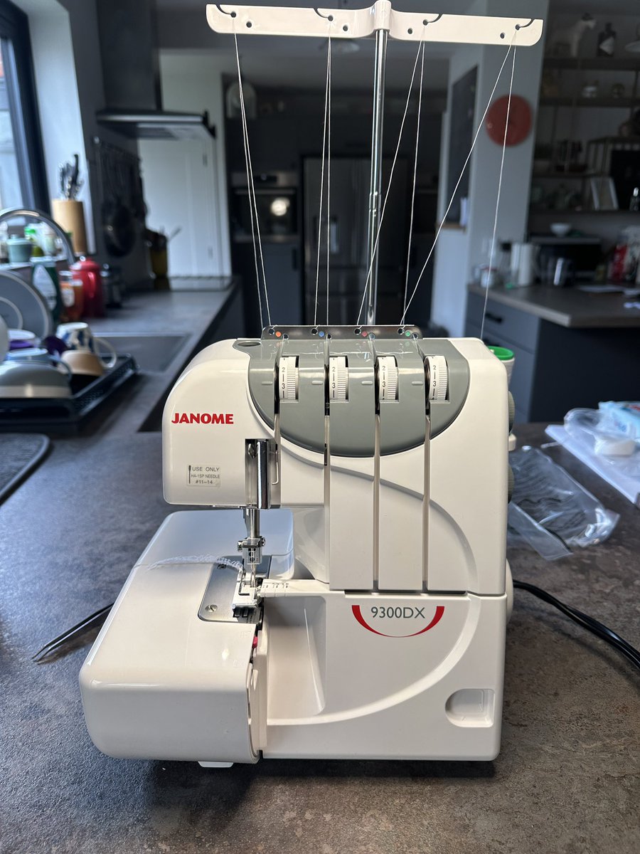 Just got this little beauty @JanomeUK Sooo excited. Let’s see what I manage to create #sewing #crafty #timeoff 😬🤪😬