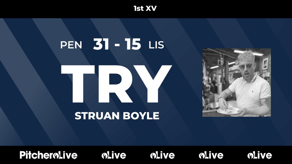 65': Struan Boyle scores for Lismore Rugby Football Club 🙌 #PENLIS #Pitchero pitchero.com/clubs/lismore/…