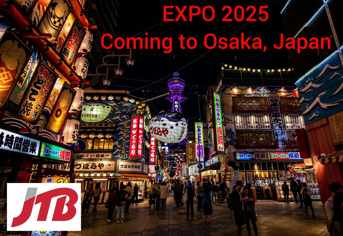 World Expo 2025 is coming to Osaka, Japan - sign up now and be the first to get notified when JTB USA Honolulu tours are released! 🤙

👉 mailchi.mp/jtbusa/travel-…

#tour #travel #vacation #osaka #visitosaka #expo2025 #Join2025 #myakumyaku #osakaExpo2025 #ミャクミャク