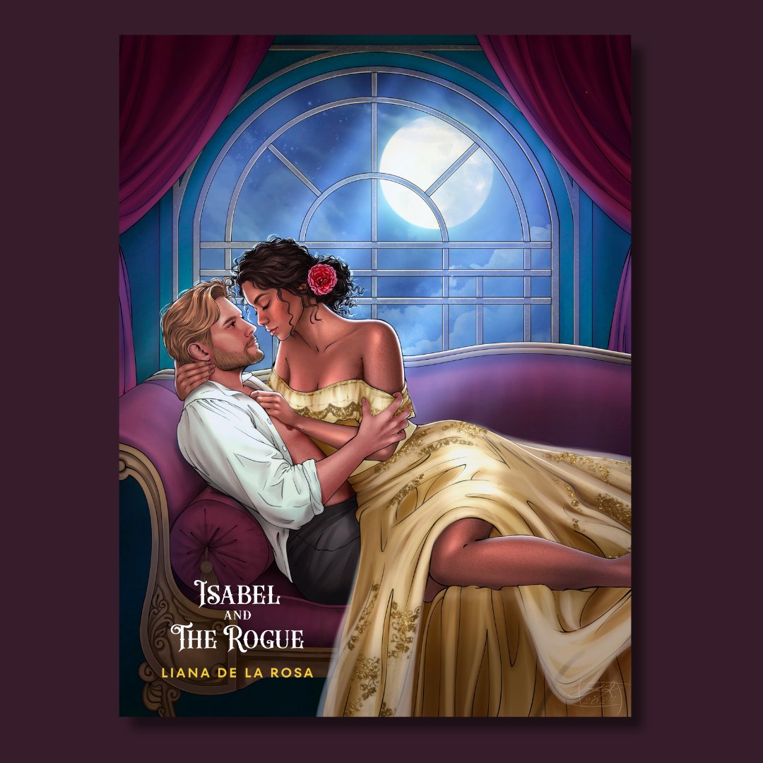 Here's a sneak peek! I had stepback artwork commissioned by @KaylerinArts for ISABEL AND THE ROGUE! 😍🔥 *If you would like a copy, check out the indie bookstore links in my bio.