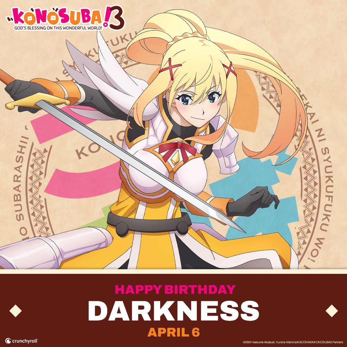 Happy birthday, Darkness 🎂⚔️