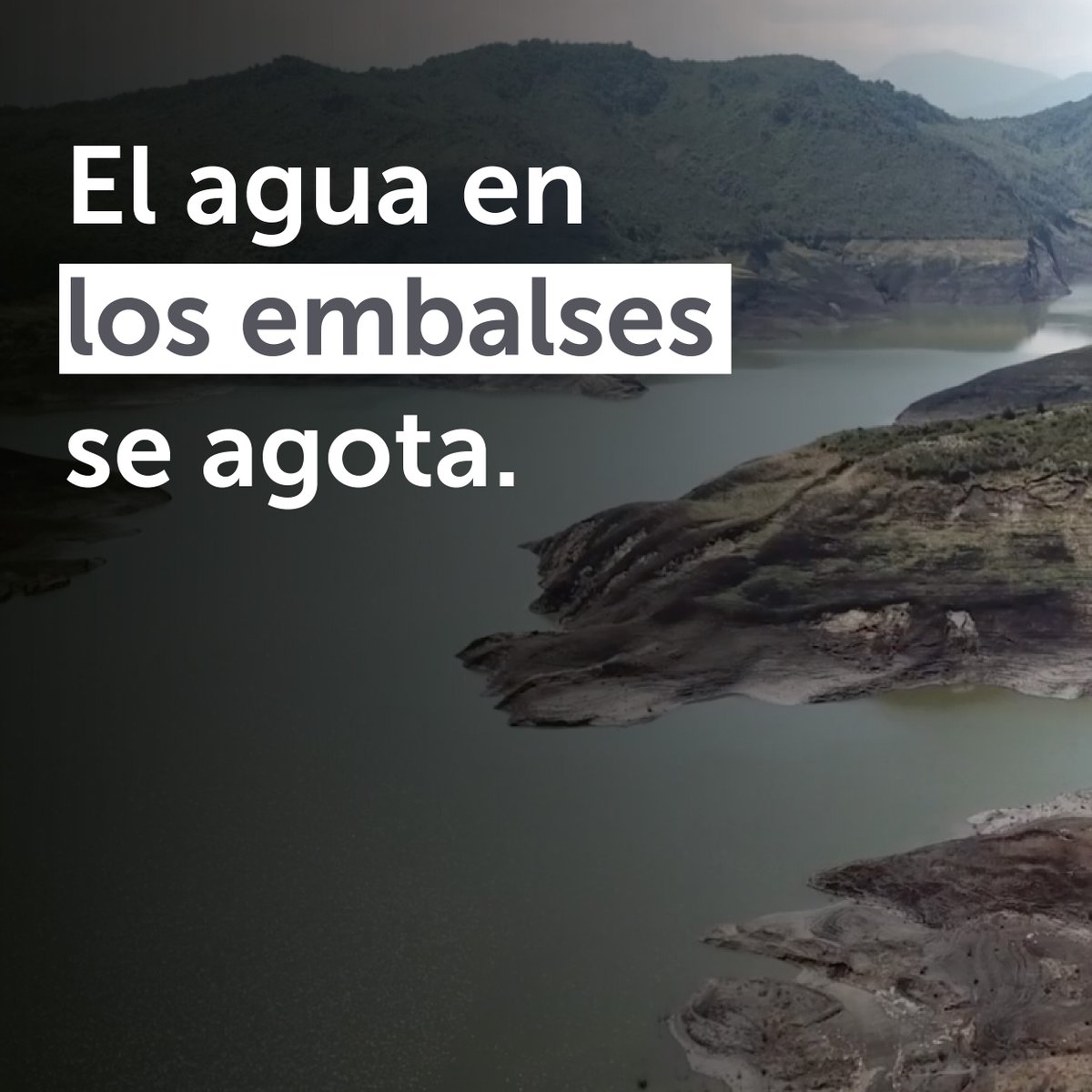 ⚠️¡No podemos ignorar la urgencia! 

#JuntosPorElAgua, este recurso necesita nuestra atención y la ciudad, el compromiso de cambiar hábitos.