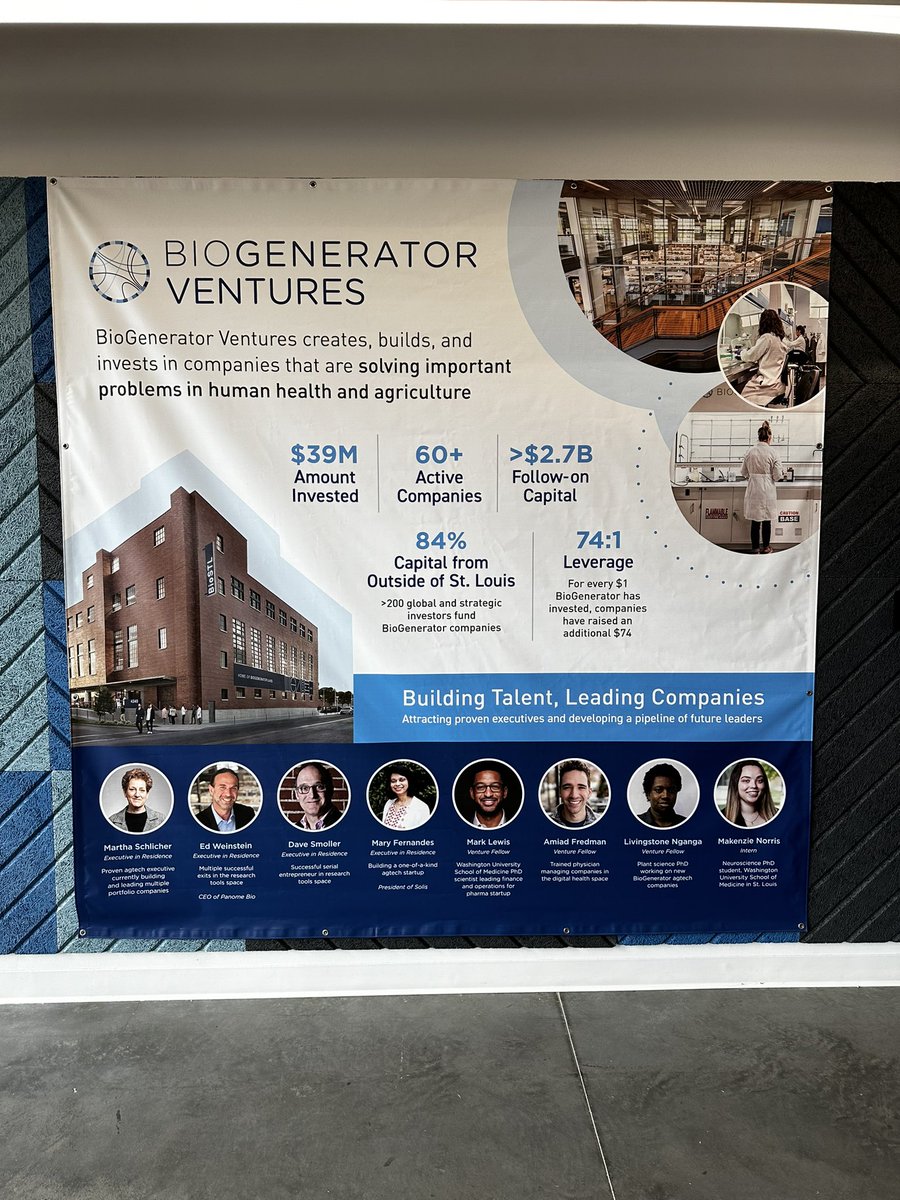 cwadekennedy's tweet image. Special thanks to @BioSTL for providing an insightful campus tour for @MissouriBIO. Inspiring to learn the history and legacy of this thriving Missouri-based biotech ecosystem that continues to deliver nextgen scientific breakthroughs on a global stage. #Collaboration #BioSTL…