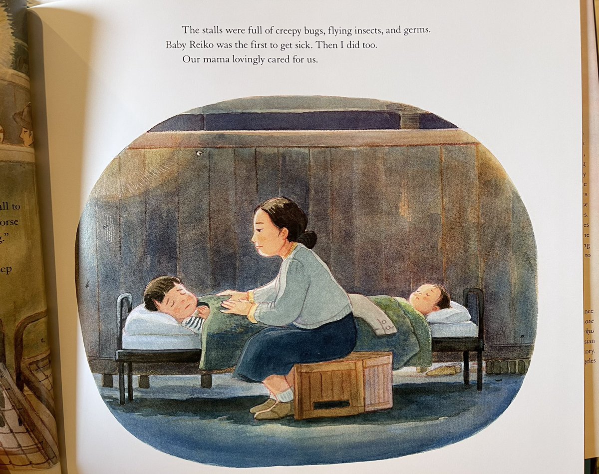 Out on April 19th! A beautifully moving telling of @GeorgeTakei experiences in the Japanese-American camps during WW2. Michelle Lee adds such depth and emotion to each page. I will be sharing with my students this week as we are learning about WW2 and the othering of people,