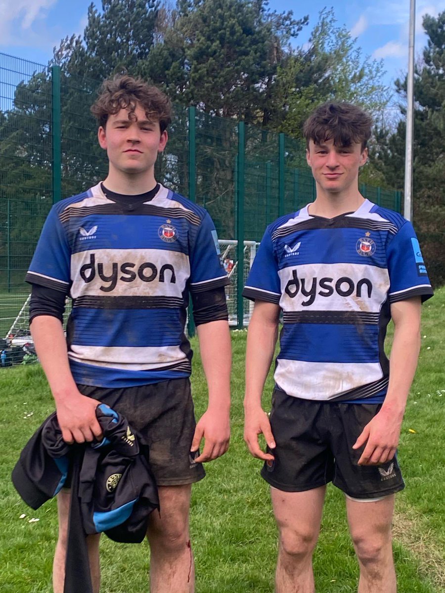 During the break. Henry and Noah (Y12) have played for the @bathrugbyacad U17s at Warwick against Leicester, Saracens, London South and Central. Well done both! #uptherose