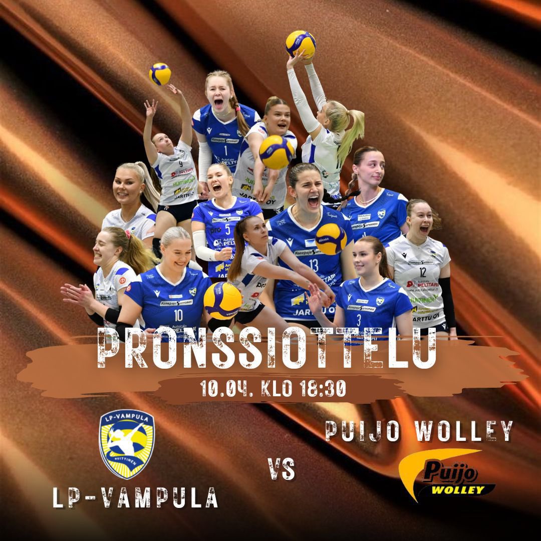 VampulaLp's tweet photo. Pronssimitalit ratkaistaan Huittisissa!💙💛

Lippuja myydään jo ennakkoon LP-Vampulan toimistolla tiistaina 9.4. Klo 18-20. Nappaa liput täältä ennakkoon niin vältyt lipunmyynnin ruuhkilta😊

🏐LP-Vampula -Puijo Volley
🗓️10.4.2024
⏰Klo 18.30
📍Tahto areena,

@mestaruusliiga https://t.co/PWf5EUNwYt