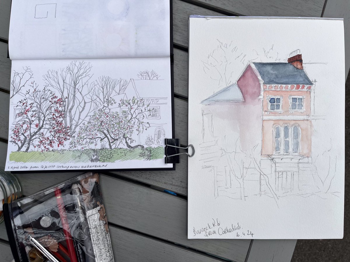 We had a great time at #cafe1850 on the Barrack Road #northampton #usknorthampton @urbansketchers