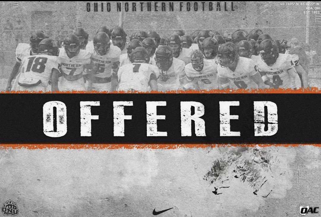 shaun6_G's tweet photo. After a great visit and good talks with @Coach_Fries and @CoachVThomas I have received an offer to @OhioNorthernFB @CoachHartNC @NCHSPanthersFB https://t.co/TtADPGxz2Q