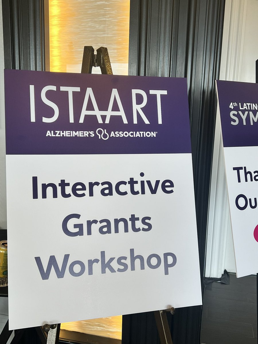 Great @ISTAART @alzassociation grants workshop at #AlzLatinos2024 with @NIHAging @NINDSfunding! Make sure to register for the preconference grants workshop at #AAIC24! Several funding agencies will be presenting!