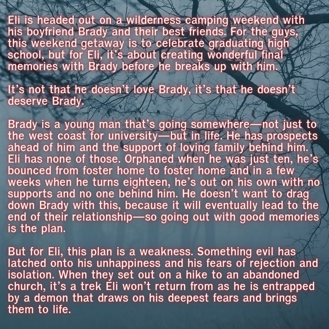 COVER AND BLURB REVEAL!!! Defeating Demons and Breaking Up With My Boyfriend comes out June 21st — preorder links coming soon! #gaybooks #gayhorror #ireadya #yahorror