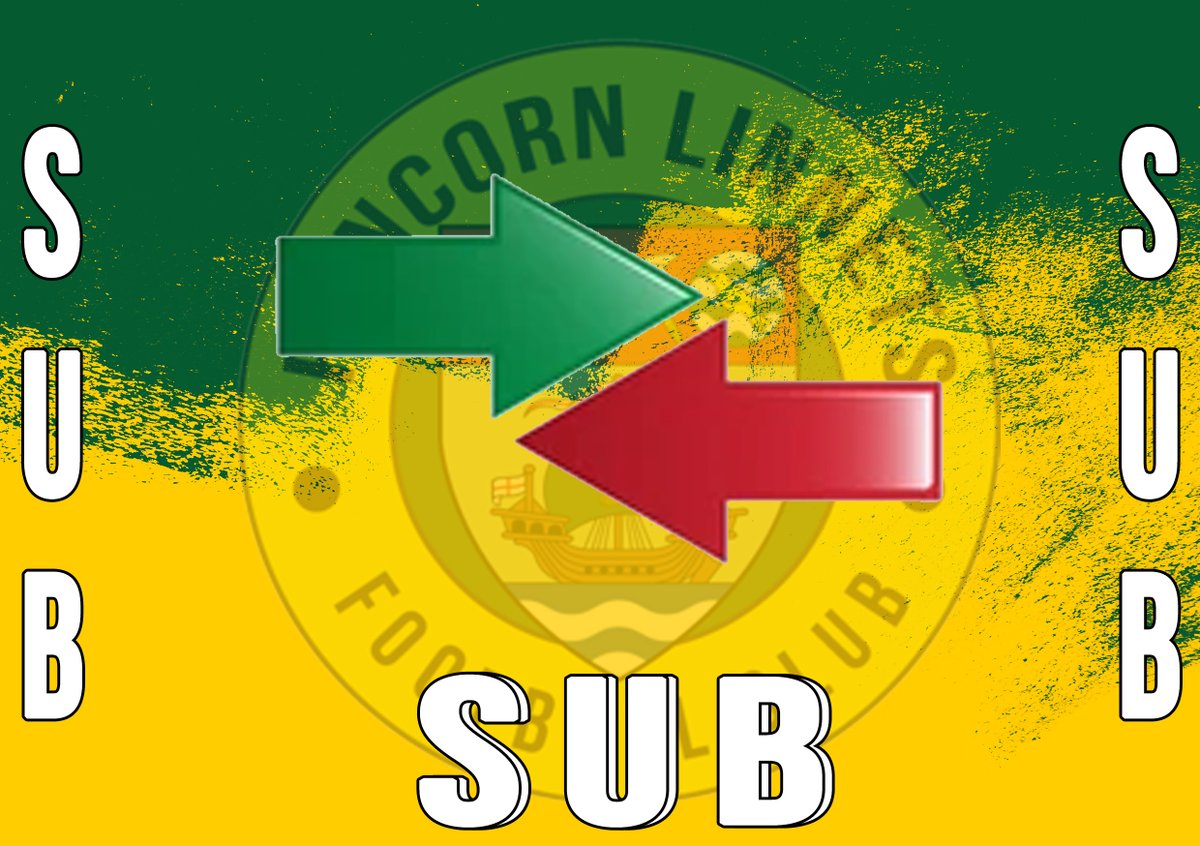 🟡🟢 | SUB! '65 Runcorn Linnets 2-0 @MossleyAFC ➡️ Olly Molloy ⬅️ Mackenzie O'Neill @PitchingIn_