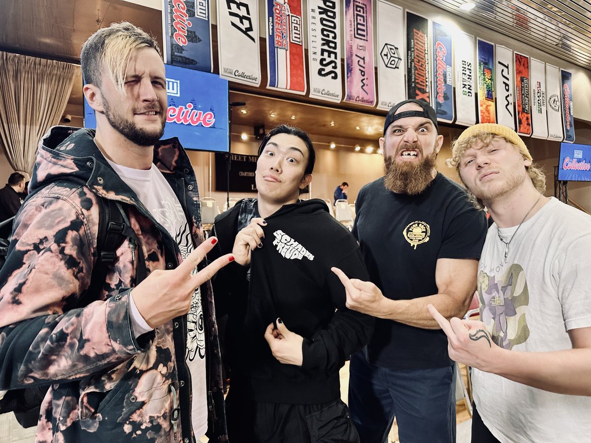 KidLykos's tweet photo. Such a rewarding few days. Wonderful wrestling, and seeing so many old friends that I've missed greatly. Nice to see ya America, I'll come back soon 🇺🇲 https://t.co/Y6lOeX0znO
