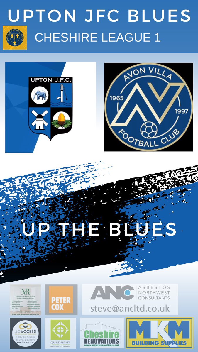 FT 🔵⚫️⚪️ Upton JFC 4 v 0 @AvonVillaFC ⚽️⚽️ Danny Davies ⚽️ Paddy Lally ⚽️ OG 🅰️ Luke Charlton 🅰️ Danny Davies 🅰️ Raener Gray 🅰️ Tom Berry Back to winning ways in the league alongside a clean sheet to top it off. Up the blues ✅