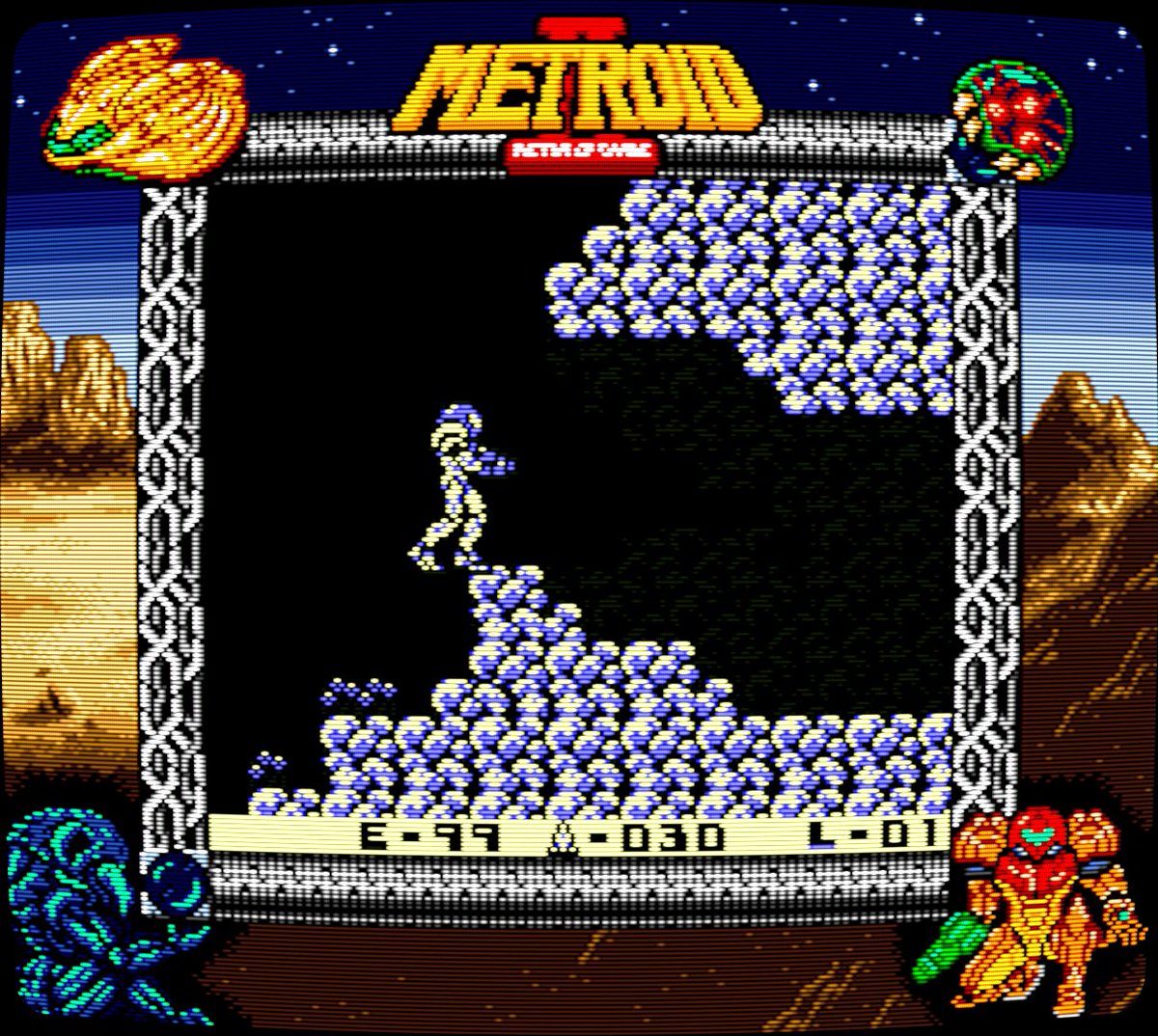 Ryallasha's tweet photo. ----- Metroid II: SGB Enhanced -----
( Looks great with the CRT filter on, if I do say so myself! )
DOWNLOAD HERE:
https://t.co/iKFgcaczj8
#Metroid #MetroidII #SuperGameBoy #SNES #GameBoy https://t.co/dr8qG2Sj9J