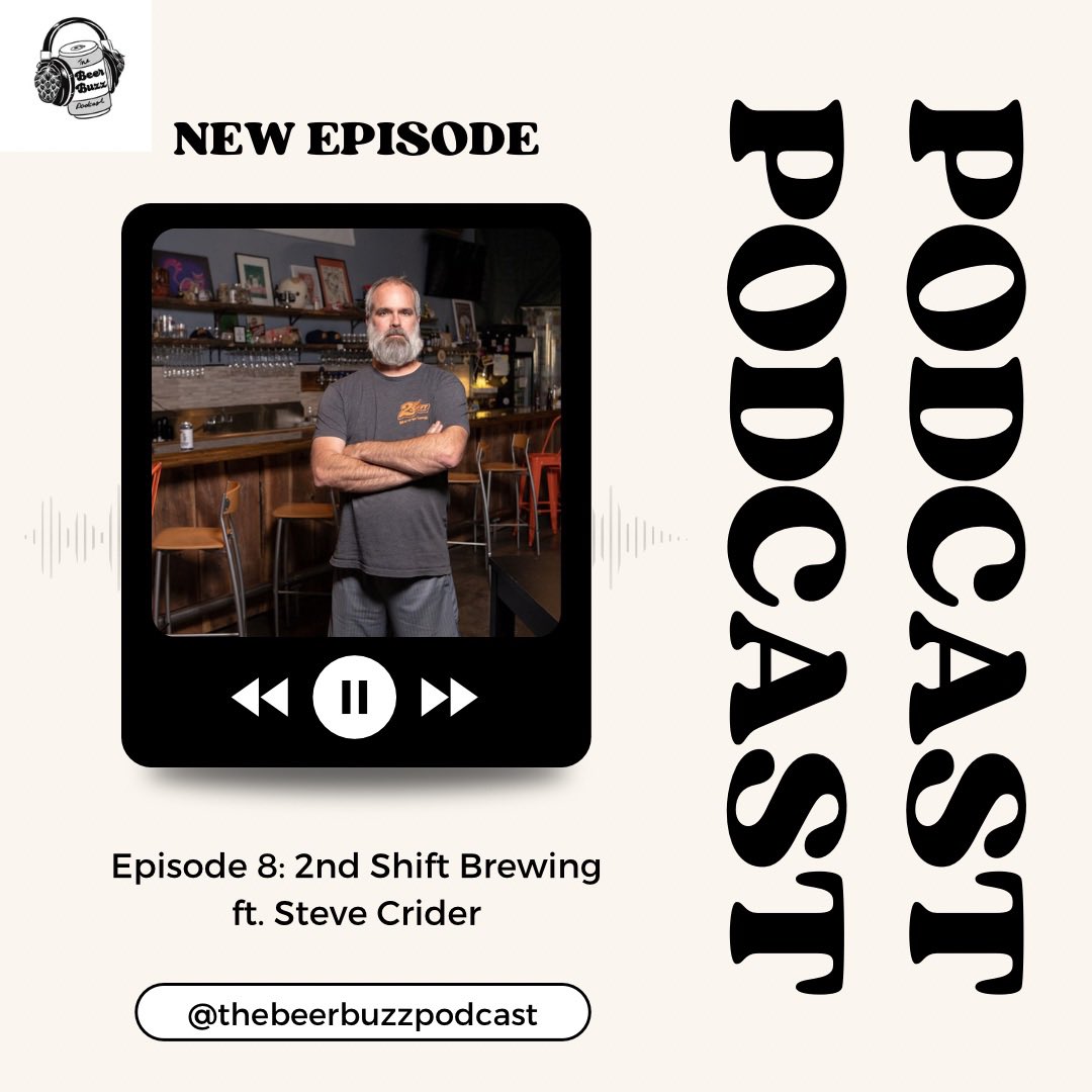 Make sure to check out our most popular episode to date with @2ndshiftbrewing! Steve was a blast to talk to and it’s definitely worth a listen!