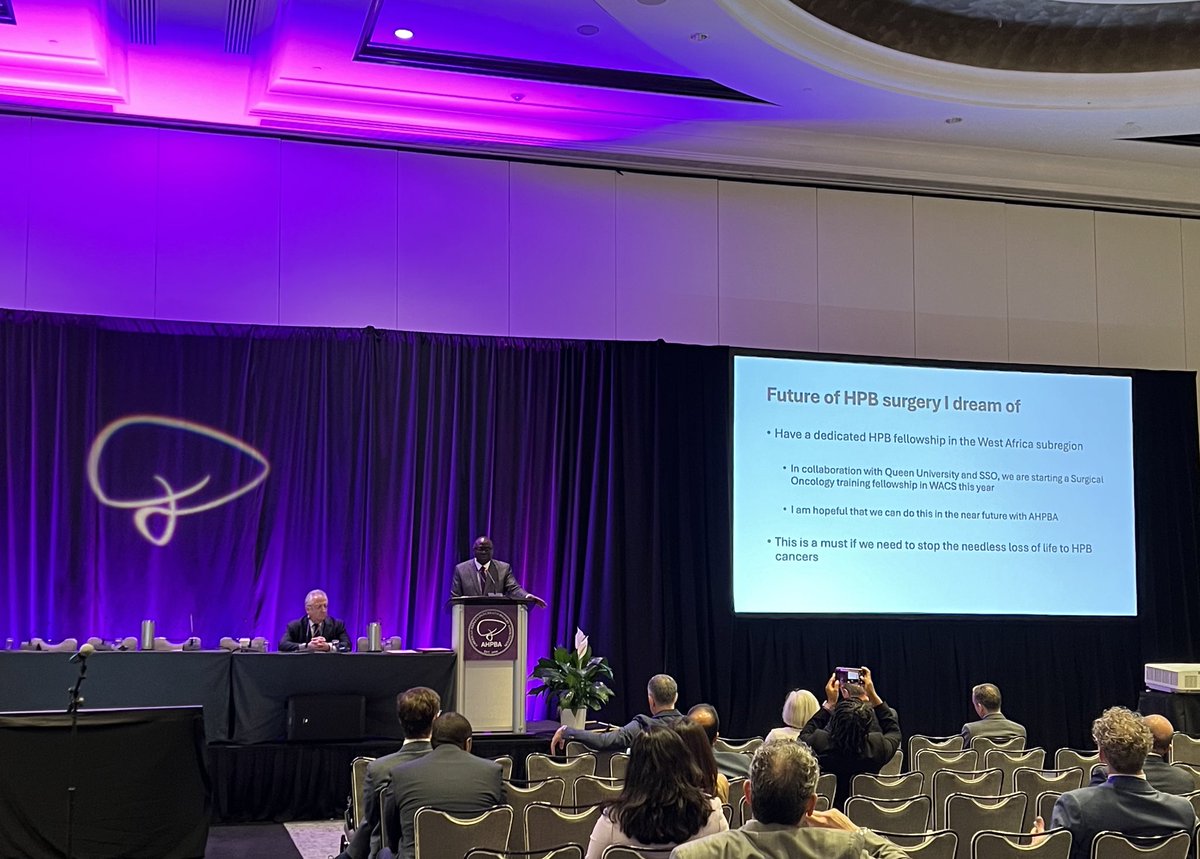 Åsmund A. Fretland (@aafretland) on Twitter photo Blumgart lecture @ahpba #ahpba24 : Prof Olusegun gives an inspired and inspiring talk about building a HPB program in West Africa. What an effort!! @ihpba supporting this and other initiatives with #hpbridge program. <a href="/drpeterkingham/">Peter Kingham</a> <a href="/Seanpcleary/">Sean Cleary</a> <a href="/xtofero/">Kristoffer Lassen</a> Blumgart lecture @ahpba #ahpba24 : Prof Olusegun gives an inspired and inspiring talk about building a HPB program in West Africa. What an effort!! @ihpba supporting this and other initiatives with #hpbridge program. <a href="/drpeterkingham/">Peter Kingham</a> <a href="/Seanpcleary/">Sean Cleary</a> <a href="/xtofero/">Kristoffer Lassen</a>