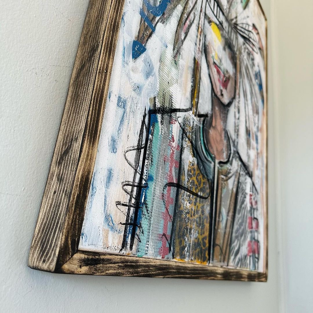 “Landlords” with custom wood frames created by <a href="/larrydiditt/">Larry Stewart</a>