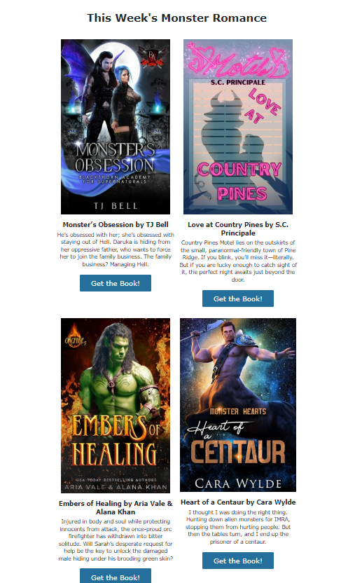 SCPrincipale's tweet photo. I love it when Monster Romance Reads make a fuss over me! https://t.co/9pnM1OBL62 #monsterromance @MonsterRomances #minotaurromance #orcromance #paranormalromance #booktok #bookstagram https://t.co/rk2Uwp2Tpm