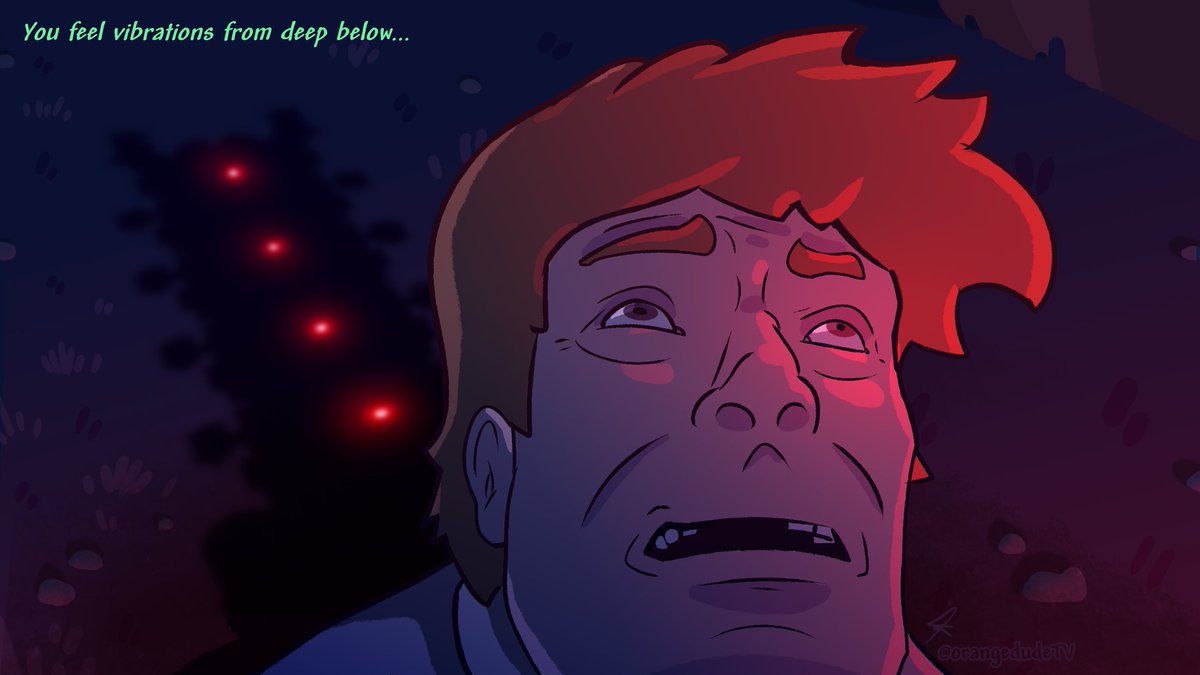 orangedudeTV's tweet image. destroyer night #terraria