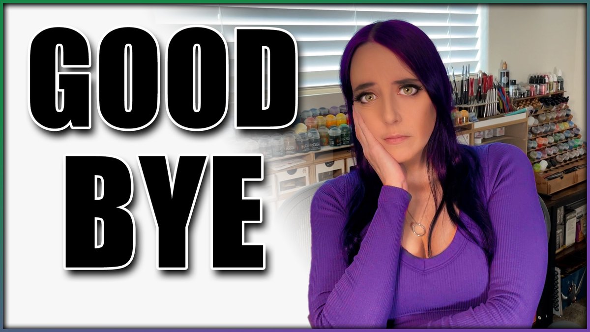It's time to say good bye 👉 youtu.be/vLFBlGyv2Kc

To the CURRENT STUDIO since we will be forced to move soon, more details in the video!

#NewVideo #NewVideoOut #NewVideoAlert #HobbyNight #WarhammerCommunity #warhammer40k