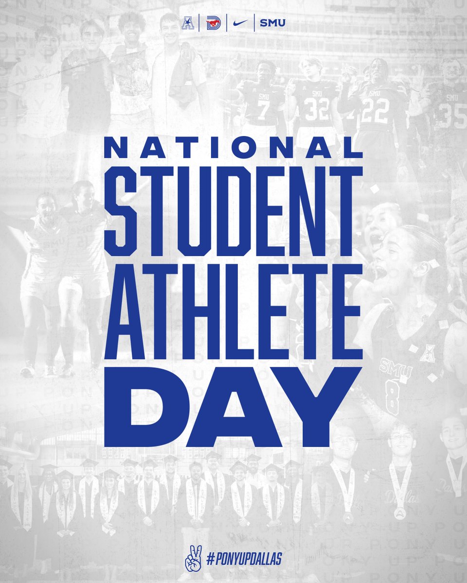 Today and every day, we celebrate the outstanding accomplishments of our incredible student-athletes #PonyUpDallas | #NationalStudentAthleteDay