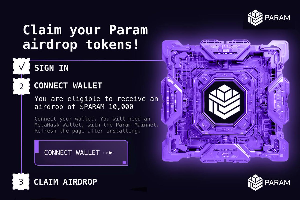 0x_Discover's tweet photo. $PARAM will distribute an airdrop of 55% of the supply to users who complete this guide

Today $PARAM = $DYM + $STRK 3 months ago.

Cost - $0
Reward - $9,000+

Step-by-step strategy with video guides 👇 https://t.co/HNVAxveel4