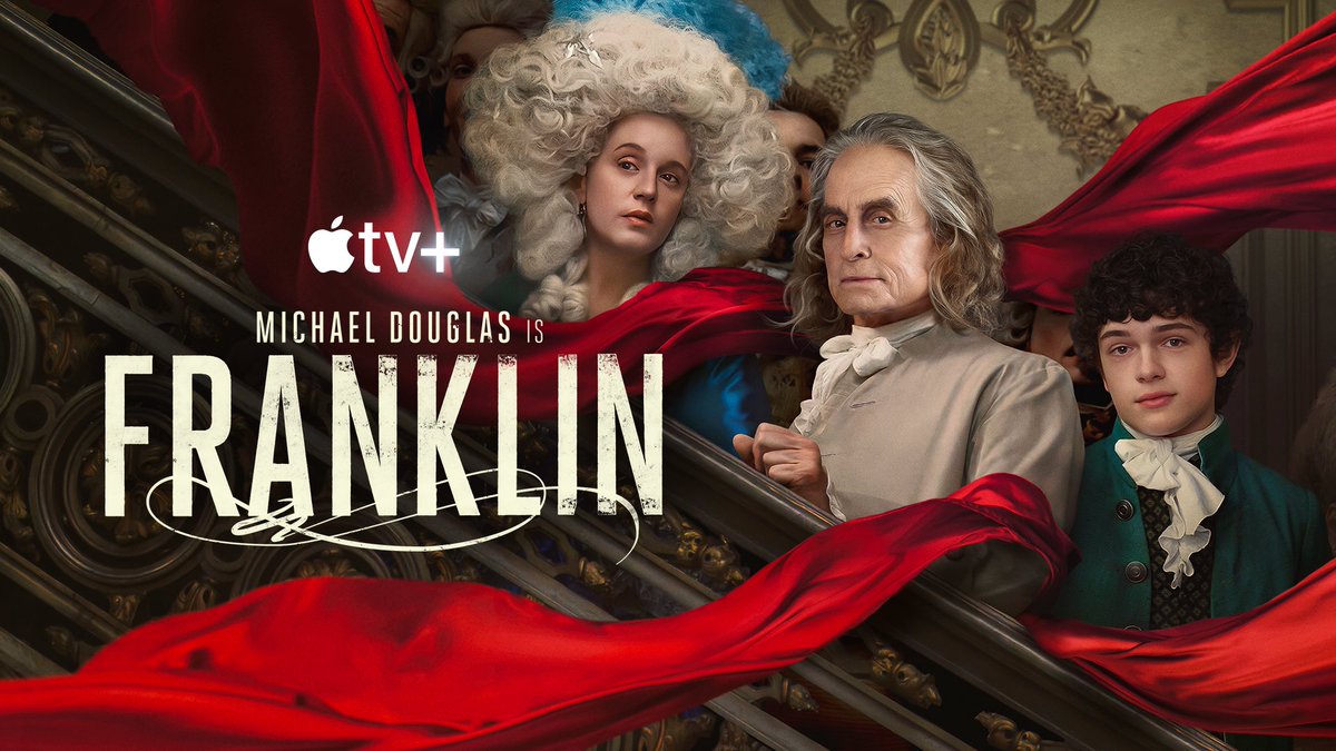 Just under a week to go before #Franklin premieres globally on @AppleTV. The first three episodes drop 12th April, followed by one new episode every Friday through till 12th May. One of the best productions I’ve ever had the pleasure of working on 🎬🇫🇷🤍