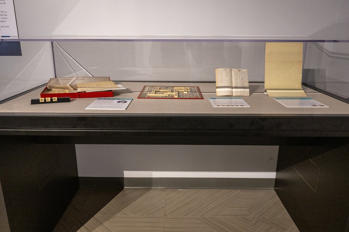 Ann Caracristi was the first woman to hold the post of NSA Deputy Director, the highest civilian position at the Agency. Come and see the temporary exhibition of Ann Caracristi’s Scrabble board and score cards at the NCM through 4/27/24. nsa.gov/History/Crypto…