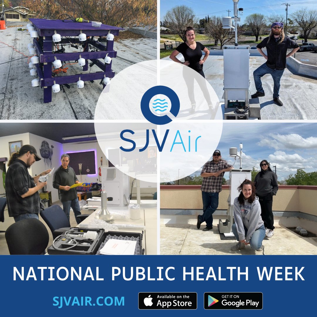 It's National Public Health Week! Today's spotlight: SJVAir SJVAir is a network of low-cost air quality monitors providing real-time PM2.5 data to disadvantaged communities across the Valley, operated by a collaborative of non-profit organizations from Bakersfield to Stockton.
