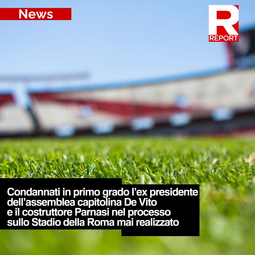 I giudici del tribunale di Roma hanno condannato 9 persone nel processo sul nuovo stadio della Roma a Tor di Valle, mai realizzato. L’ex tesoriere della Lega Giulio Centemero è stato condannato in primo grado a 1 anno (con pena sospesa) per finanziamento illecito. Condannato a 8…