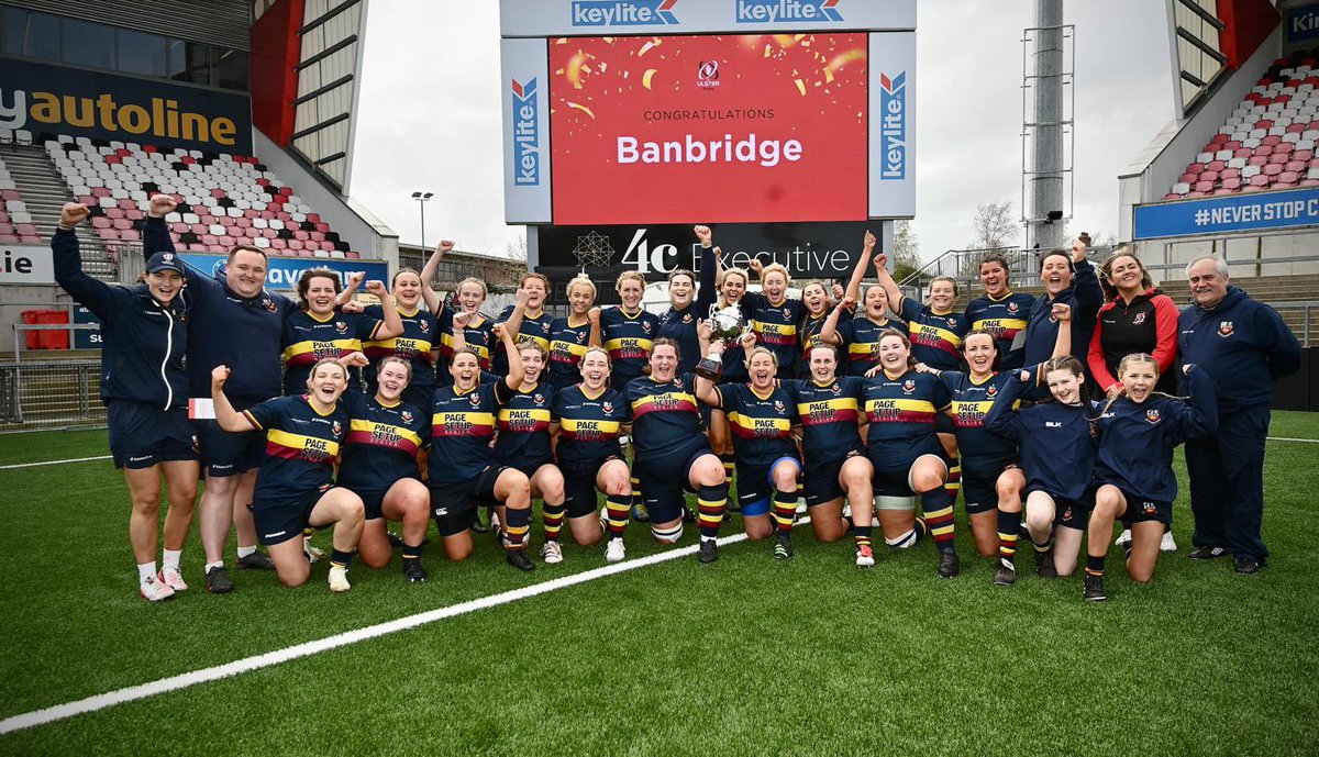 🏆 Suzanne Fleming Final | Banbridge 21-10 Clogher Valley Congratulations to @banbridgerugby on a well-deserved victory after a tough final this afternoon! 👏