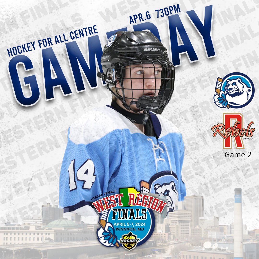 WESTERN REGIONALS!! The ICE are back at it for game 2 of the best of 3 series vs Regina. Puck drop: 7:30pm🏒🏒 #GOICEGO🥶