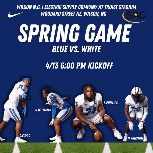 Spring Game next Saturday!! #BeUncommon