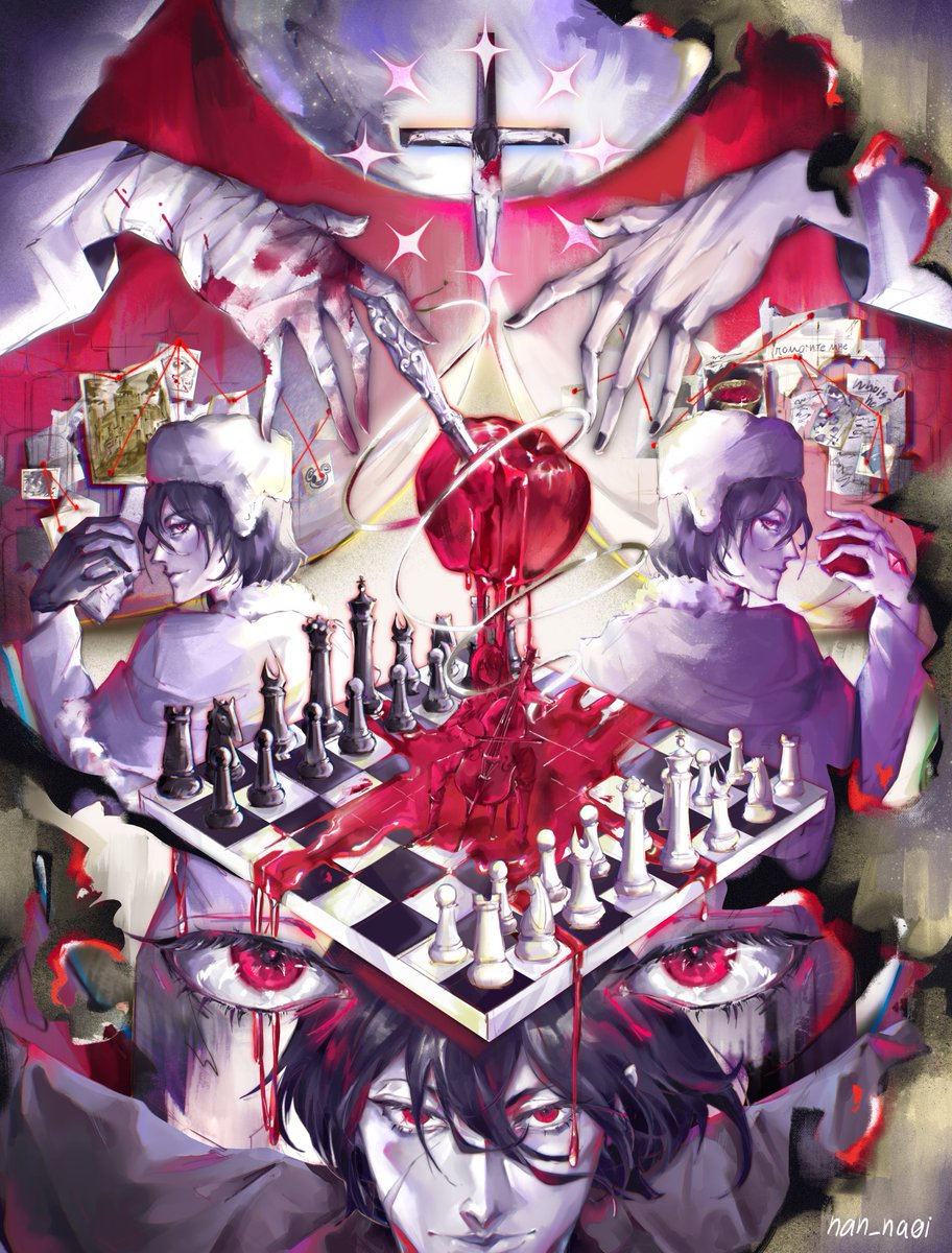 nan_na0i's tweet photo. “What will the next game be?”

#文豪ストレイドッグス #fyodordostoevsky #fyodor #bsd https://t.co/HZgafMgdyY
