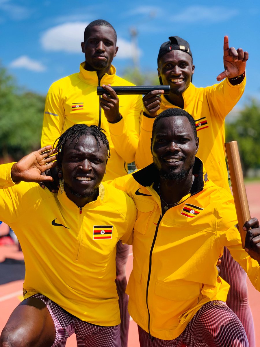 Huge congratulations to Uganda's 4x100m relay team: Aboda Emmanuel, Adome Pius, Ngobi Allan, and Okot Benson! Their incredible performance at Nyayo National Stadium shattered a 37-year-old record of 39.67 secs to 39.58 seconds during the Kenya Trial Today. Congrats 💪💪💪