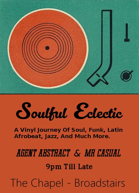 AGENT ABSTRACT (@agent_abstract) on Twitter photo I will be DJing alongside <a href="/MrCasual_/">Mr Casual</a> at The Chapel in Broadstairs tonight. Come along for some fun with funk!
<a href="/aleandcider/">aleandcider</a> <a href="/WOBroadstairs/">What'sOn Broadstairs</a> <a href="/IsleMagThanet/">Isle Magazine</a> <a href="/lmhrnational/">Love Music Hate Racism</a> <a href="/ThanetLMHR/">Thanet LMHR</a> <a href="/IsleThanetNews/">Isle of Thanet News</a> <a href="/ThanetGazette/">KentLive Thanet</a> <a href="/thanetpedia/">Thanetpedia</a> @VisitThanet
#SuperSoul #Beatniks #PartyPeople #Funk I will be DJing alongside <a href="/MrCasual_/">Mr Casual</a> at The Chapel in Broadstairs tonight. Come along for some fun with funk!
<a href="/aleandcider/">aleandcider</a> <a href="/WOBroadstairs/">What'sOn Broadstairs</a> <a href="/IsleMagThanet/">Isle Magazine</a> <a href="/lmhrnational/">Love Music Hate Racism</a> <a href="/ThanetLMHR/">Thanet LMHR</a> <a href="/IsleThanetNews/">Isle of Thanet News</a> <a href="/ThanetGazette/">KentLive Thanet</a> <a href="/thanetpedia/">Thanetpedia</a> @VisitThanet
#SuperSoul #Beatniks #PartyPeople #Funk
