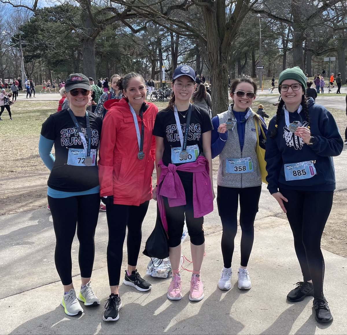 Annual 5k/8k spring run in High Park was well attended by our students and faculty - although hard to find whey one at the finish line. Well done and lots of fun. Perfect day for it!