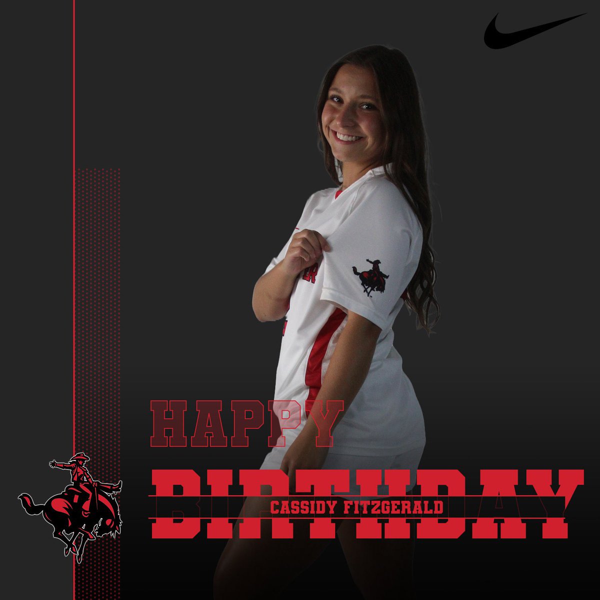 Happy birthday to freshman striker Cassidy Fitzgerald! 🎊🥳 we hope you have a great day! #RRR